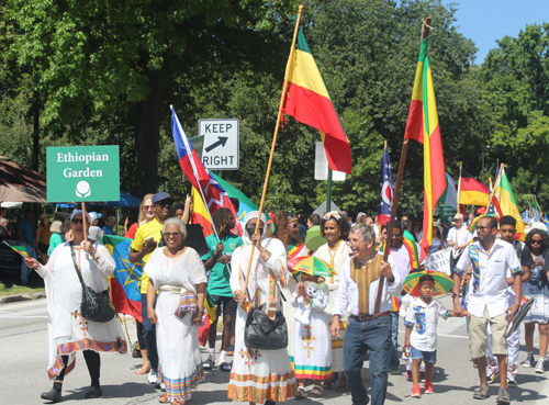 Ethiopian Cultural Garden in Parade of Flags